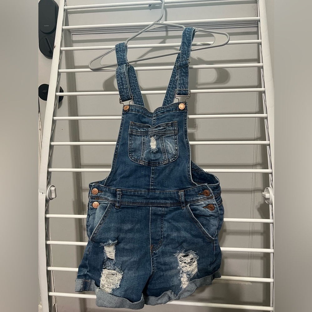 Urban Heritage Blue Denim Overalls